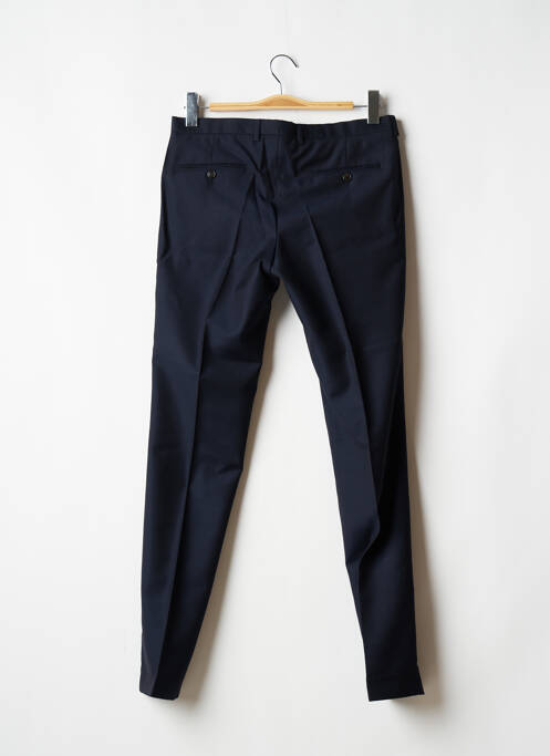 Pantalon slim fermeture zippée sous rabat avec crochet taille normale bleu THE KOOPLES homme