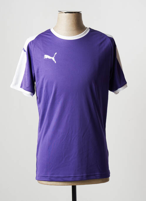 T-shirt violet PUMA pour homme