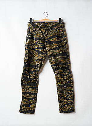 Pantalon slim tissage popeline taille normale vert G STAR homme