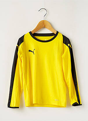 T-shirt jaune PUMA pour garçon