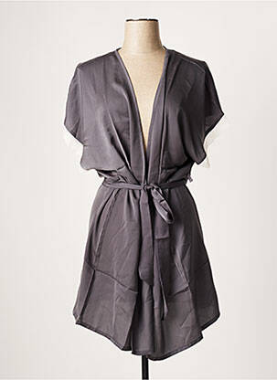 Déshabillé légère et transparente gris VALEGE femme