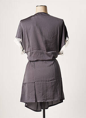 Déshabillé légère et transparente gris VALEGE femme