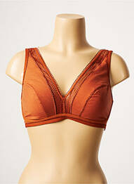 Soutien-gorge sans armature haut triangles marron PRINCESSE TAM-TAM femme