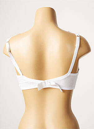 Soutien-gorge sans armature haut triangles blanc PRINCESSE TAM-TAM femme