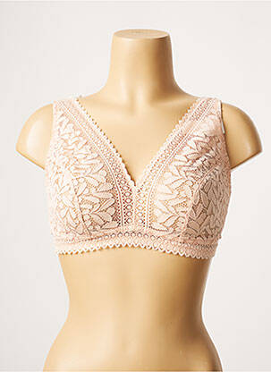 Soutien-gorge sans armature haut triangles rose PRINCESSE TAM-TAM femme
