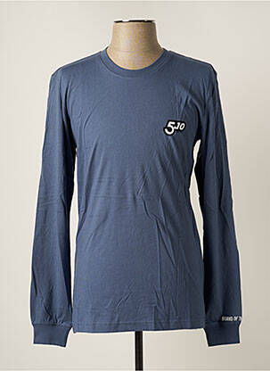 T-shirt coupe cintrée manches longues bleu ADIDAS homme