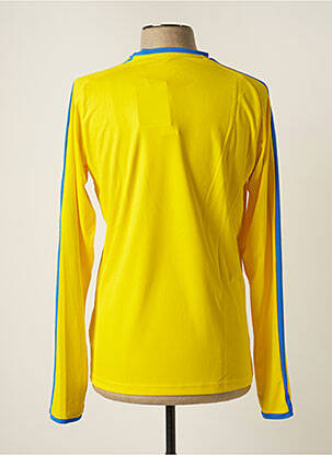T-shirt coupe droite manches longues jaune PUMA homme