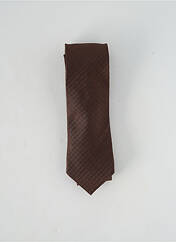 Cravate marron AZZARO pour homme seconde vue