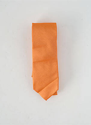 Cravate orange AZZARO pour homme