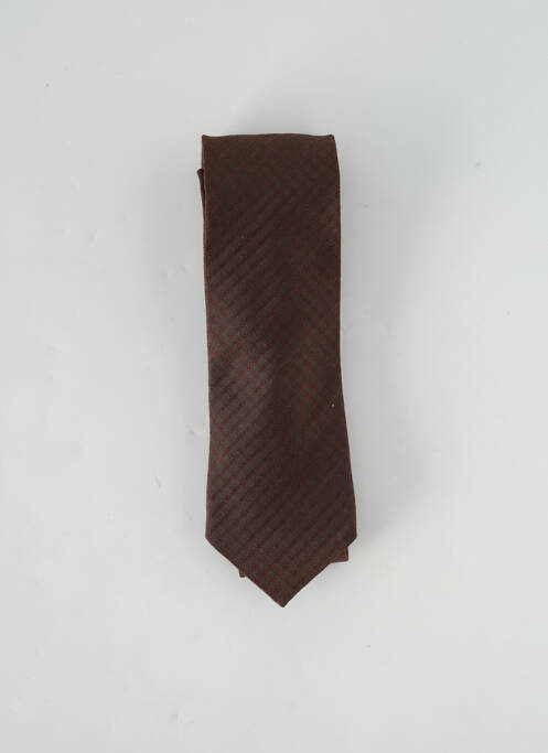 Cravate marron AZZARO pour homme