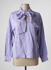 Blouse violet LAAGAM pour femme seconde vue