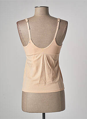 Top col carré fines bretelles rose ETAM femme
