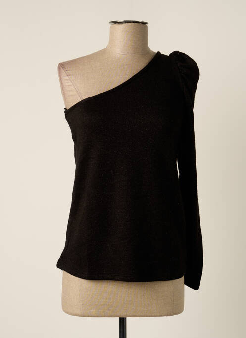 Top stretch manches longues noir CACHE CACHE femme
