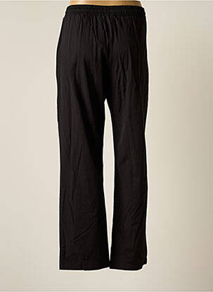 Pantalon large poches taille haute noir LAAGAM femme