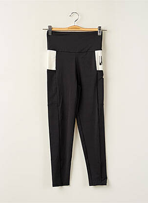 Legging effet matière satinée taille haute noir LAAGAM femme
