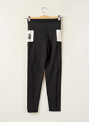 Legging effet matière satinée taille haute noir LAAGAM femme