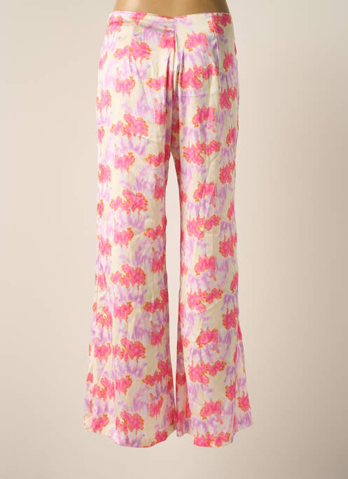 Pantalon large rose LAAGAM pour femme