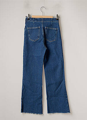 Pantalon 7/8 taille haute taille haute bleu LAAGAM femme