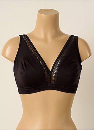 Soutien-gorge sans armature haut soutien-gorge emboitant noir PRINCESSE TAM-TAM femme