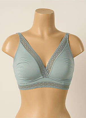 Soutien-gorge effet matière satinée haut soutien-gorge emboitant bleu PRINCESSE TAM-TAM femme