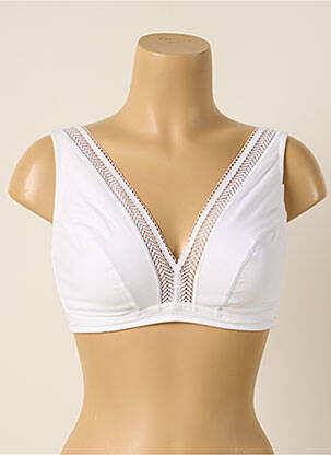 Soutien-gorge légère et transparente haut soutien-gorge emboitant blanc PRINCESSE TAM-TAM femme