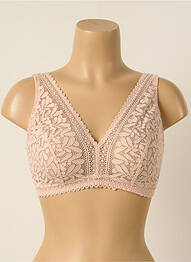 Soutien-gorge sans armature haut triangles rose PRINCESSE TAM-TAM femme