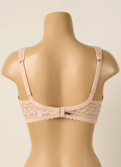 Soutien-gorge effet matière satinée haut triangles rose PRINCESSE TAM-TAM femme