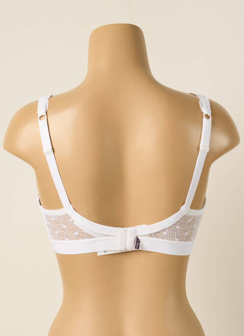Soutien-gorge sans armature haut triangles blanc PRINCESSE TAM-TAM femme