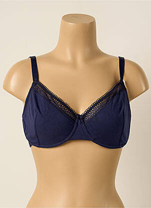 Soutien-gorge légère et transparente haut soutien-gorge emboitant bleu PRINCESSE TAM-TAM femme