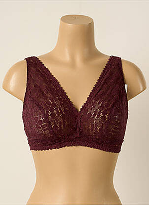 Soutien-gorge sans armature haut triangles violet PRINCESSE TAM-TAM femme