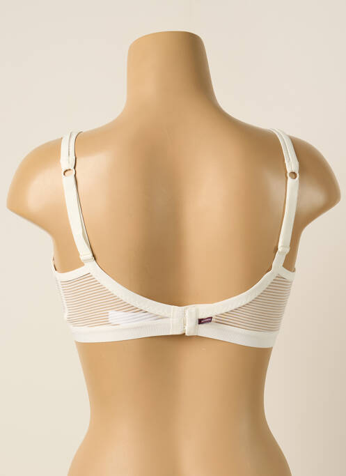 Soutien-gorge sans armature haut triangles blanc PRINCESSE TAM-TAM femme