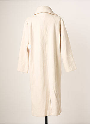 Manteau long coupe droite sans capuche beige VICTORIO & LUCCHINO femme