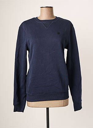 Sweat-shirt manches longues manches longues bleu G STAR femme