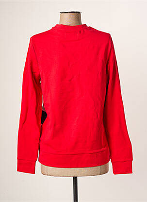 Sweat-shirt tissage jersey manches longues rouge LOIS femme