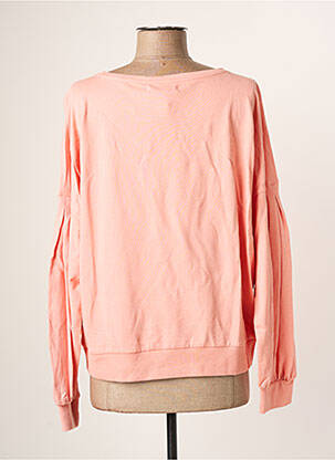 Sweat-shirt tissage jersey manches longues rose LOIS femme