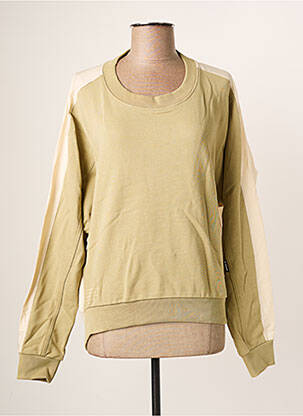Sweat-shirt tissage jersey manches longues vert G STAR femme