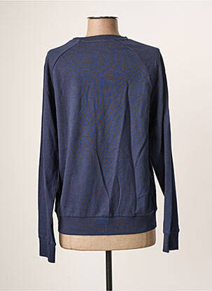 Sweat-shirt tissage jersey manches longues bleu LOIS femme