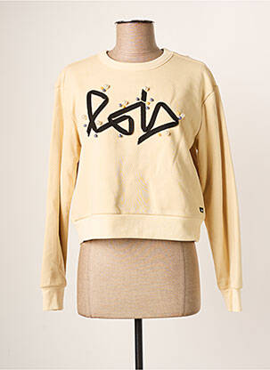 Sweat-shirt manches longues manches longues beige LOIS femme