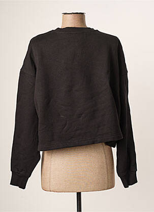 Sweat-shirt coupe over-size manches longues noir LOIS femme