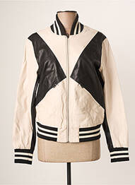 Veste simili cuir poches beige G STAR femme
