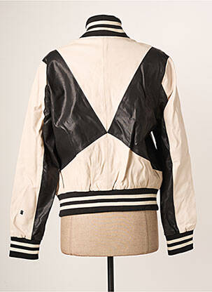 Veste simili cuir poches beige G STAR femme