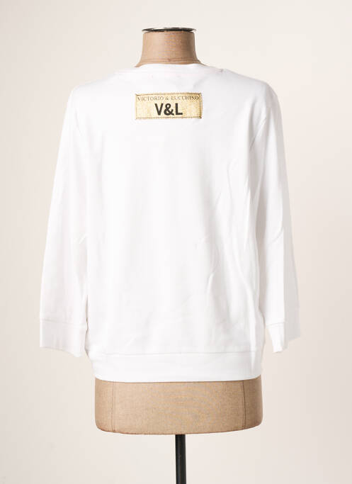 Sweat-shirt blanc VICTORIO & LUCCHINO pour femme