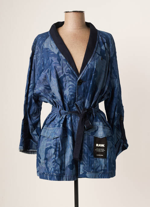 Veste kimono bleu G STAR pour femme