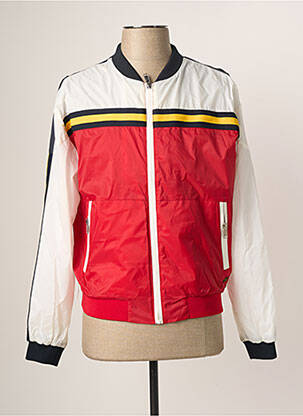 Coupe-vent poches sans capuche rouge LOIS homme
