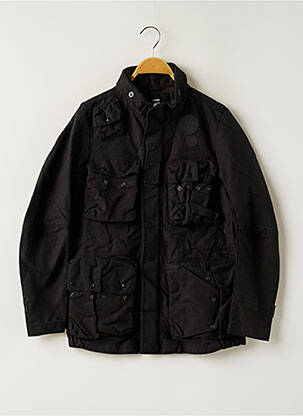 Blouson fermeture zippée sous rabat pressionné noir G STAR homme