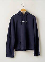 Sweat-shirt à capuche stretch manches longues bleu G STAR femme