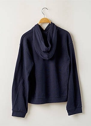 Sweat-shirt à capuche stretch manches longues bleu G STAR femme