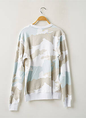 Sweat-shirt stretch manches longues blanc DEFEND homme