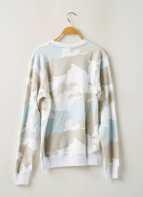 Sweat-shirt stretch manches longues blanc DEFEND homme