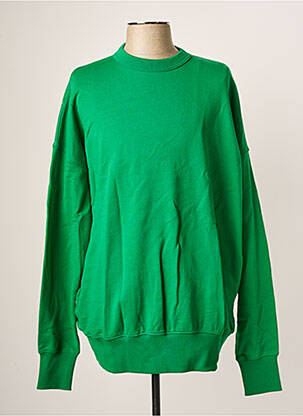 Sweat-shirt tissage jersey manches longues vert G STAR homme